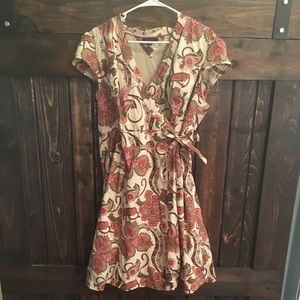 Tommy Hilfiger Wrap Dress Paisley, Size XL